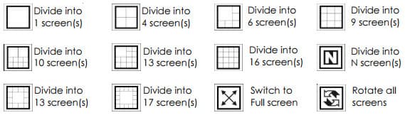 IP Camera Software Display Options