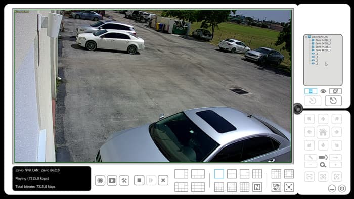 Zavio NVR Software - Remote Live IP Camera View