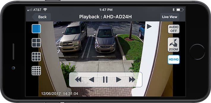 iPhone App Push Notification from Security Camera Motion Detection