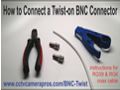 BNC RG59 RG6 Twist-on Connector