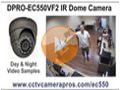 DPRO-EC550VF2 IR Dome Camera Sample Video