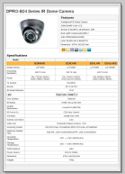Dome Camera Specification