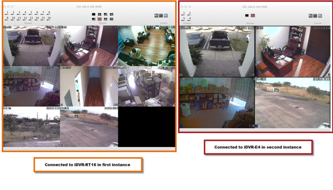 Mac CCTV DVR Software Multiple Location View