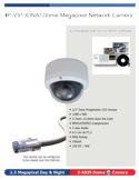 Megapixel Network Camera Spec Sheet