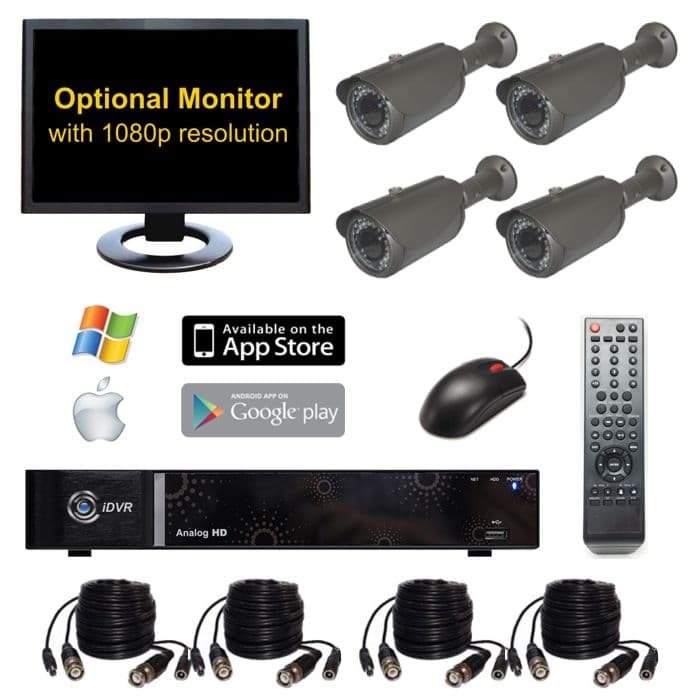 Hd home security camera system