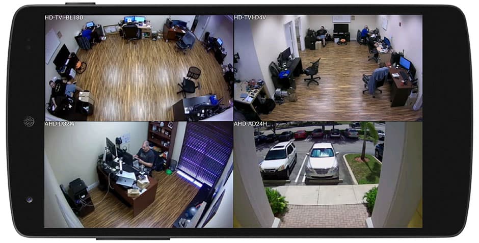 View Security Cameras from Android App