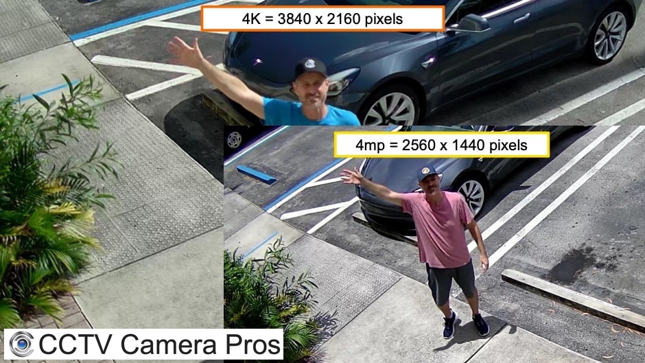 4K Security Camera vs 4mp