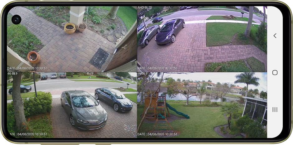 View Security Cameras from Android App