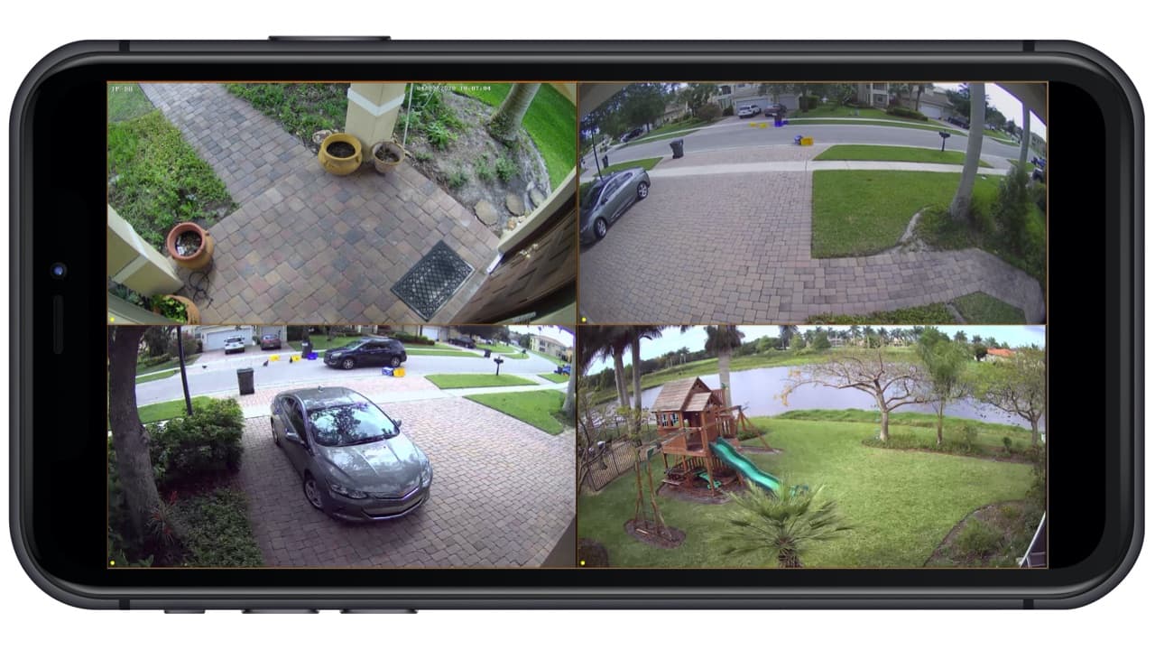iPhone Security Camera View