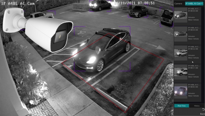AI Security Camera with IR Night Vision