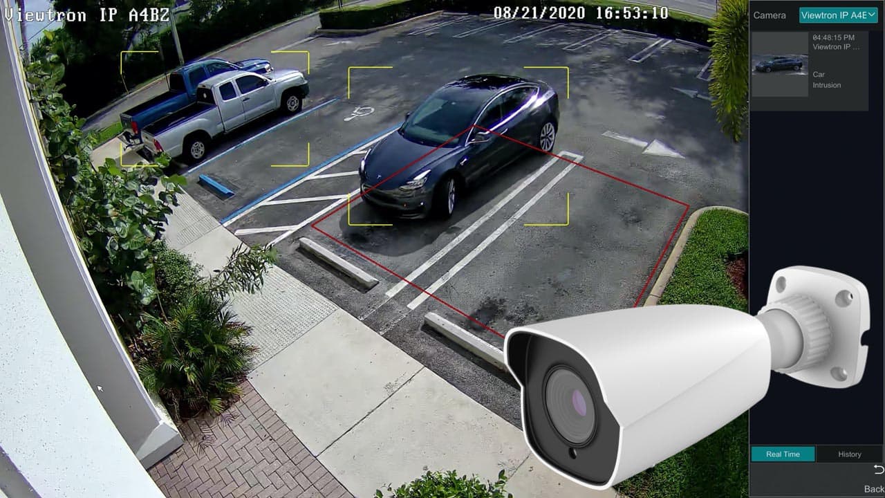 AI Security Camera Vehicle Detection