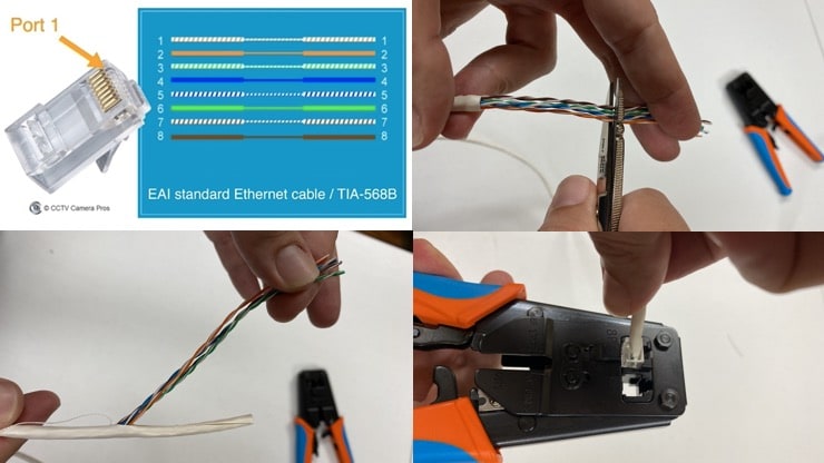 How-to Crimp RJ45 Connector on CAT5E Cable