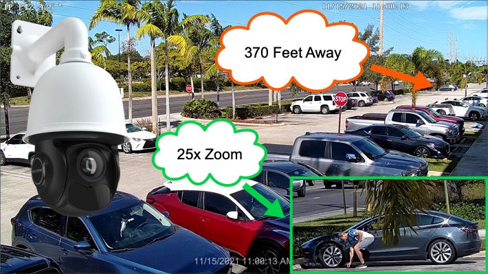 Auto-Tracking PTZ Camera with AI Car Detection
