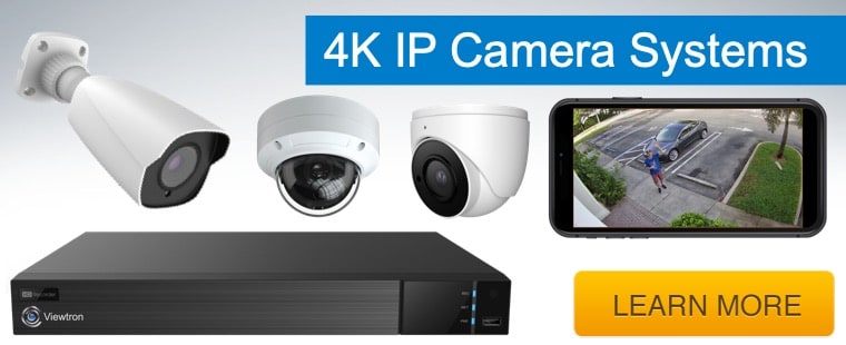 4K IP camera systems