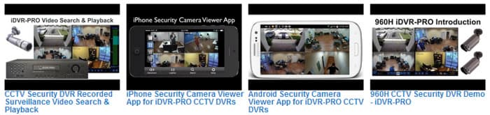 960H Security DVR Videos