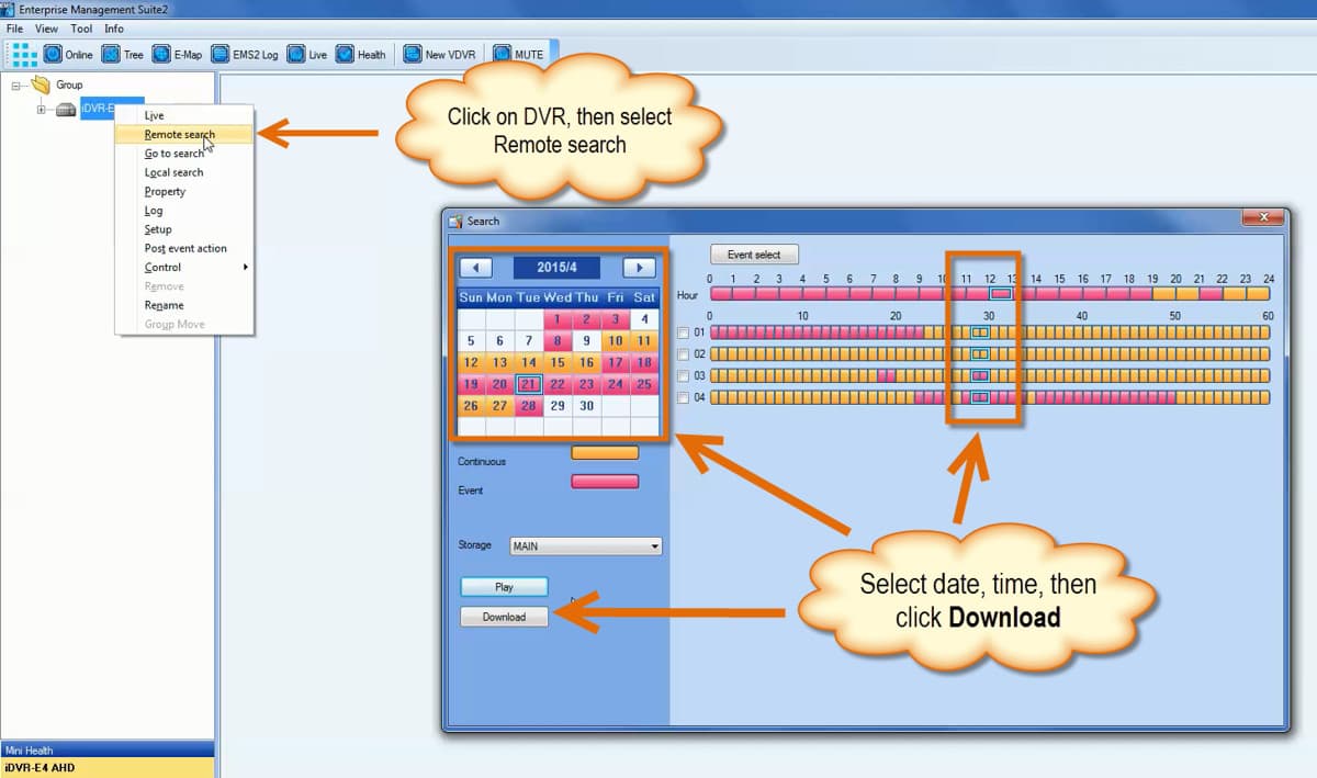 CCTV DVR Backup Video