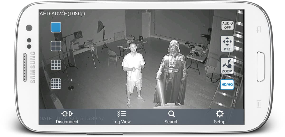 1080p Security Camera - Infrared Remote View from Android App