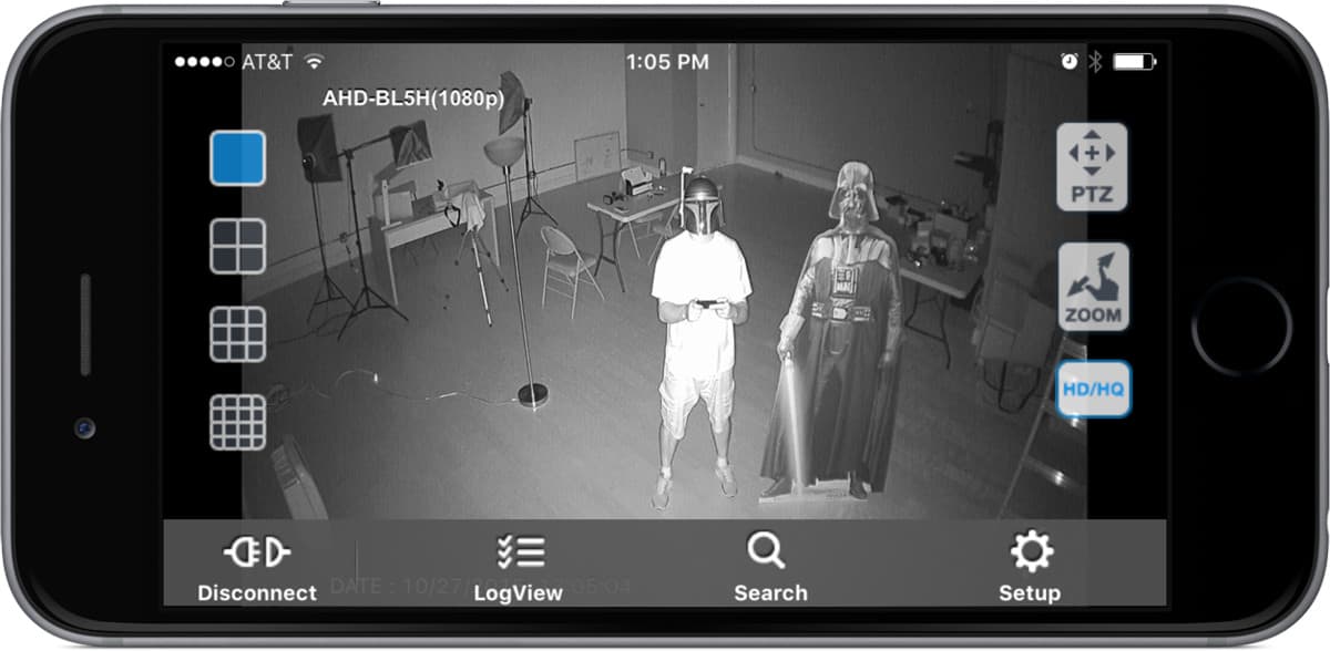 AHD-BL5H 1080p HD CCTV Camera Infrared Surveillance iPhone App