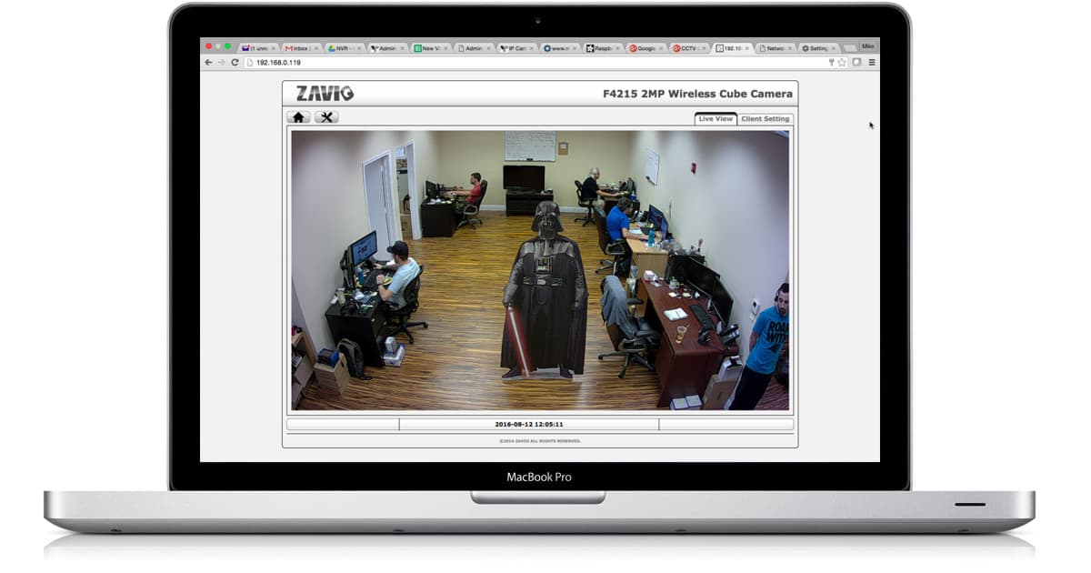 ip camera browser view