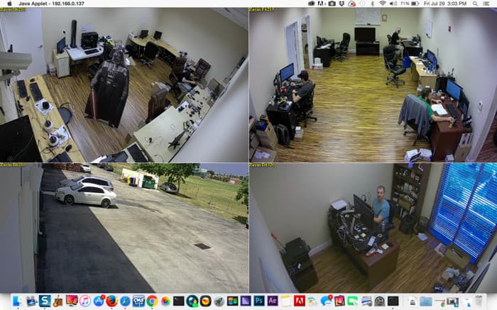 Mac Live IP Camera View