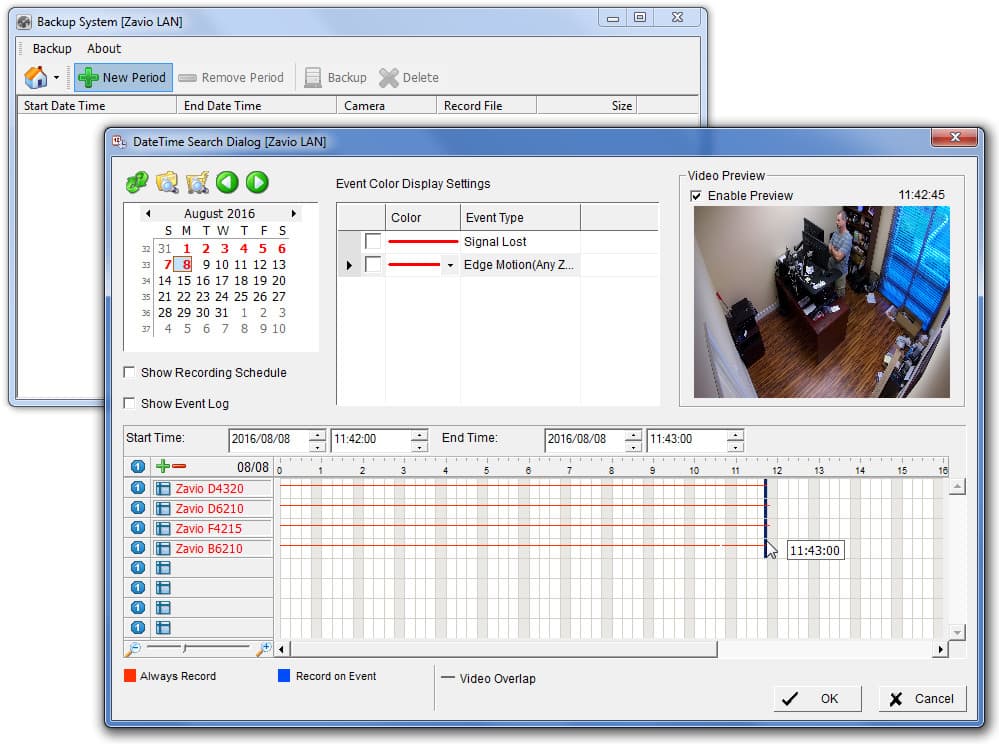 IP Camera Software - Recorded Video Surveillance Remote Backup
