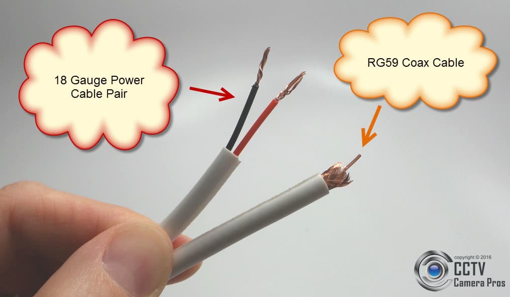 RG59 Siamese Coax Cable Wiring Guide for Analog CCTV Cameras & HD
