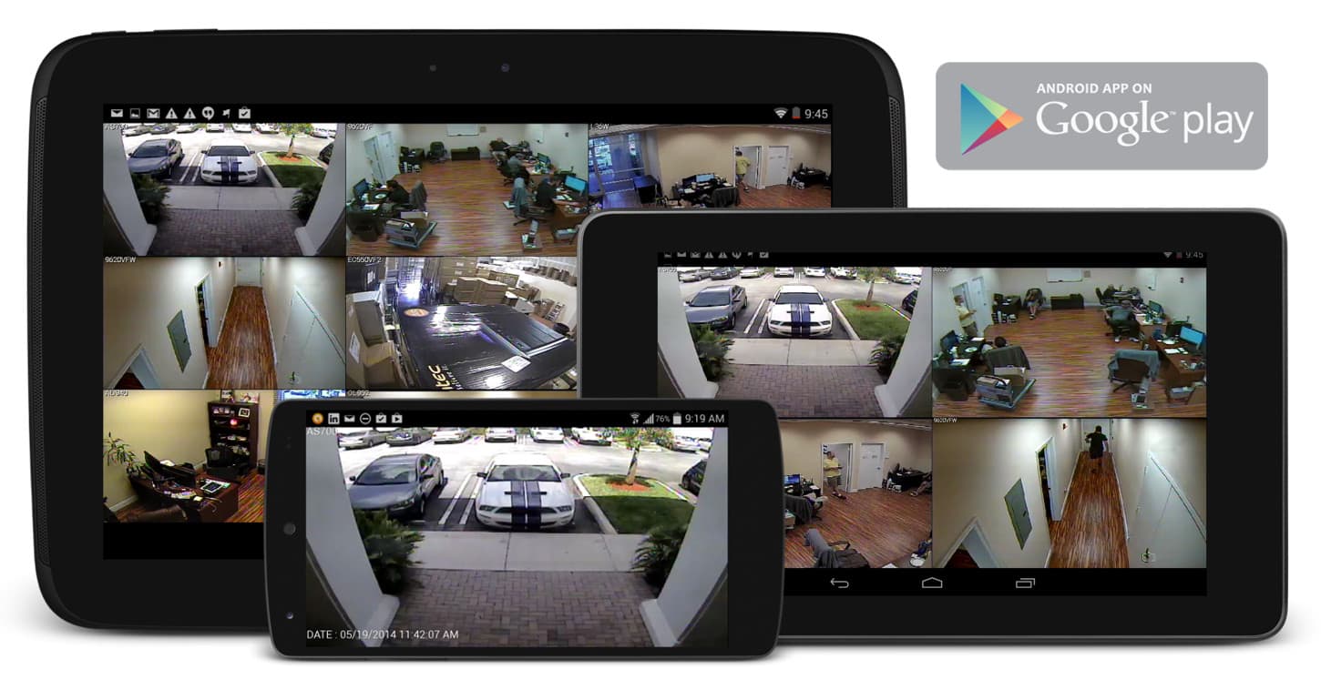 Android uyumlu güvenlik DVR