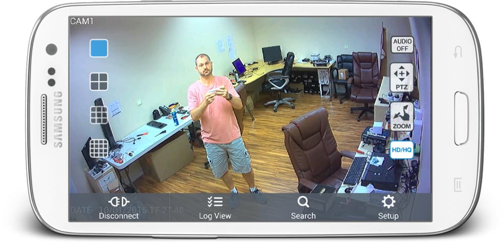 Android CCTV App Remote Audio Surveillance