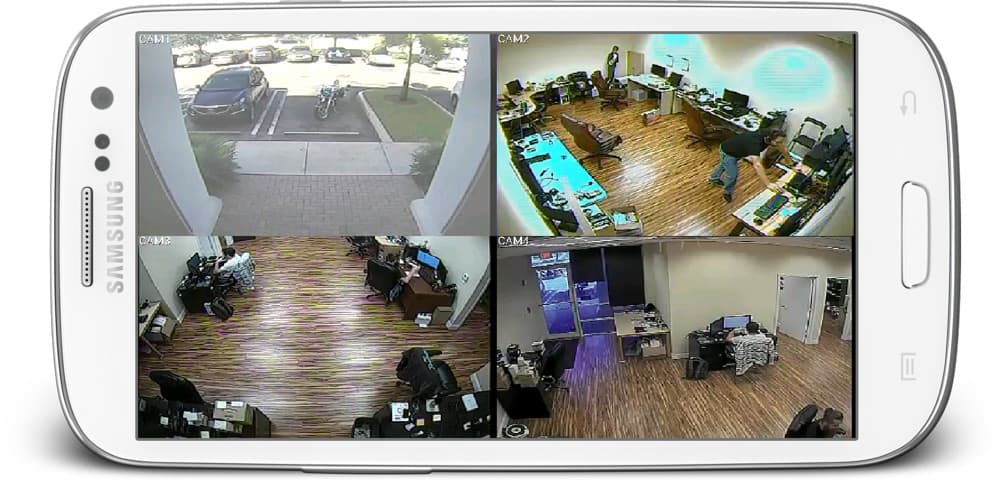 Android Security Camera App Hide Controls