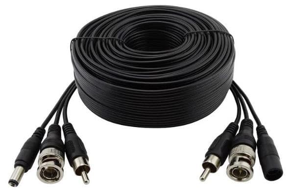 Pre-made Siamese Coax Cable with Audio