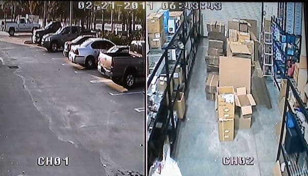 CCTV Dual Screen Video