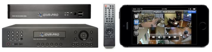 Security Camera iPhone app for iDVR-PRO CCTV DVRs