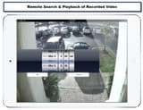 iPad CCTV App Video Playback