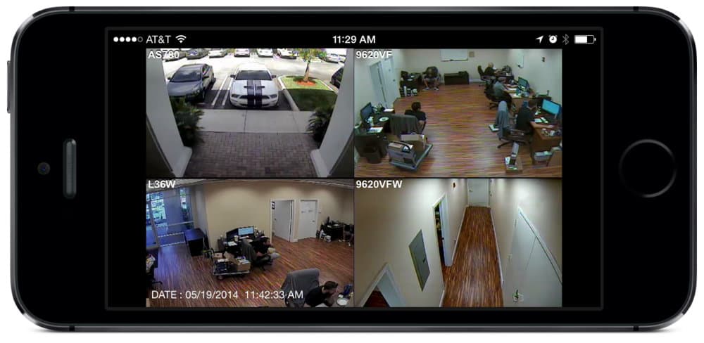 viewing cctv on mobile phone