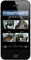 iPhone Surveillance Camera Viewer App