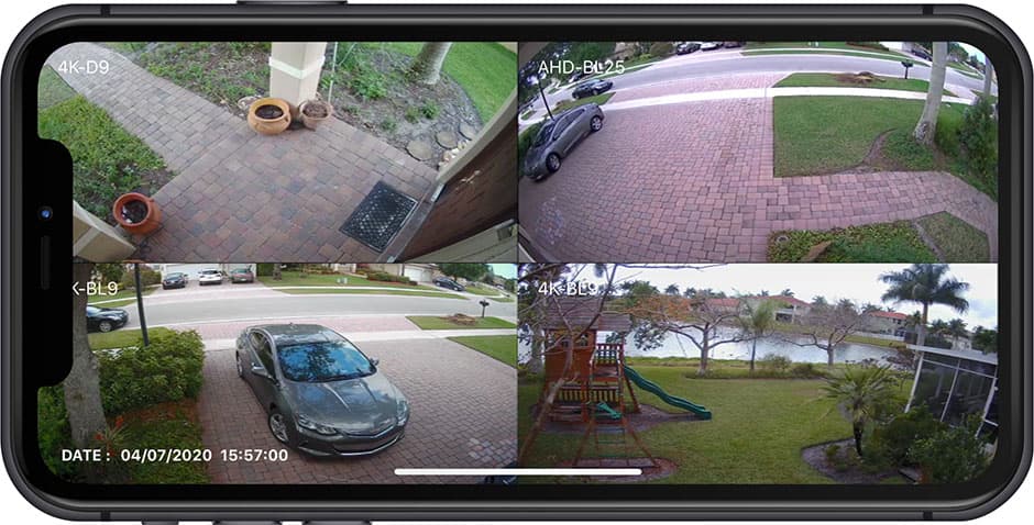 View Security Cameras from iPhone App