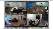 Mac DVR Viewer Software - 4 Camera View