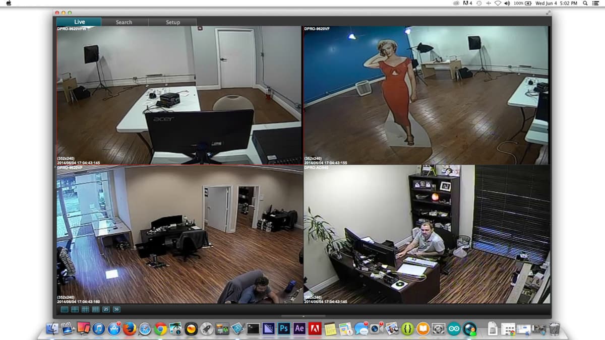 cctv camera view in pc