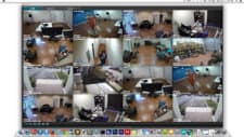 Mac Surveillance Software for iDVR-PRO - 16 Camera Live View