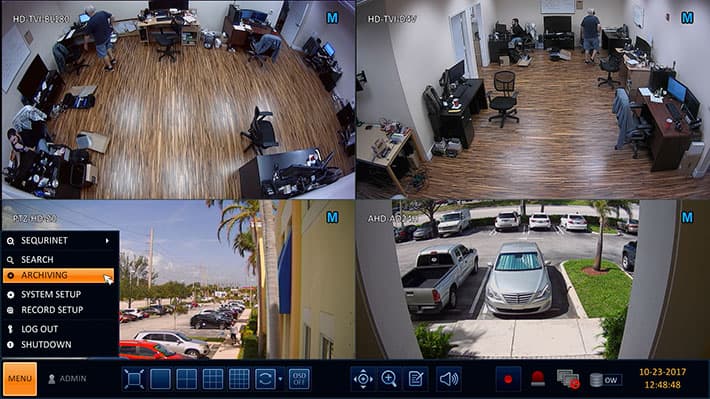 Security Camera DVR Video Archive