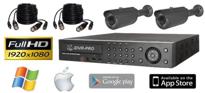 2 Camera Security Systems with DVR