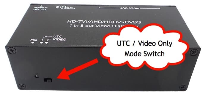 HD Security Camera Videoi Splitter