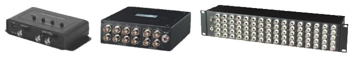 CCTV BNC VIdeo Splitters and Amps
