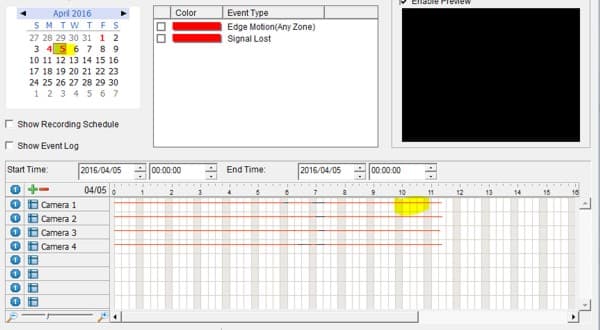 Zavio NVC Video Search and Playback