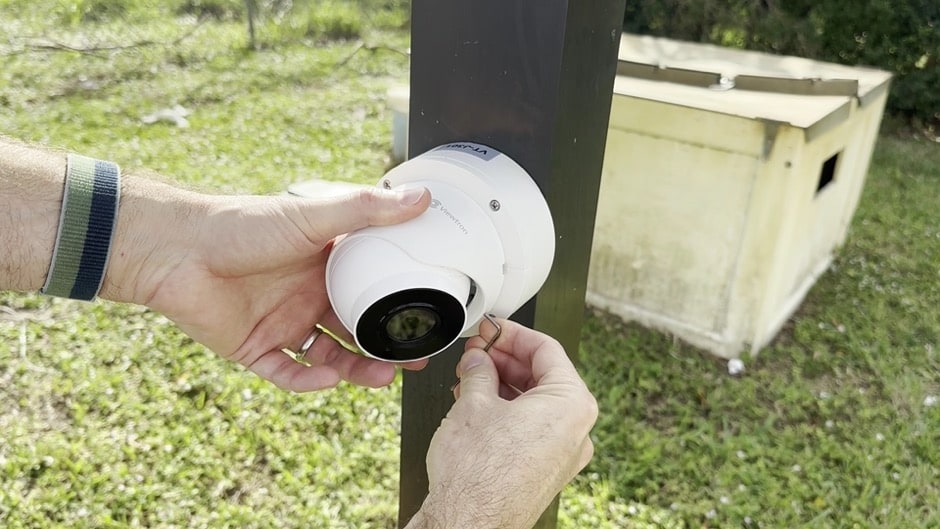 Turret Dome Security Camera Installation