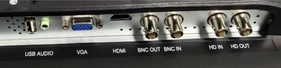 BNC Monitor Input Output