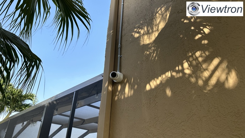 Turret Dome IP Camera Outdoor Installation