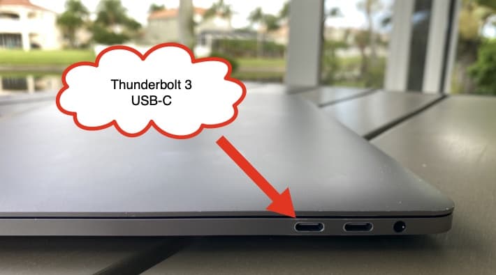 Mac Thunderbolt USB-C Port