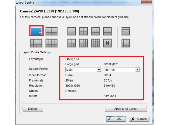 Network Video Recorder Dual Stream Setup