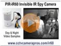 PIR-IR60 Hidden Infrared CCTV Spy Camera
